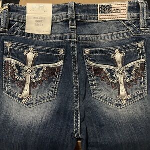 NWT Miss Me Bootcut Jeans - Size 28x34
